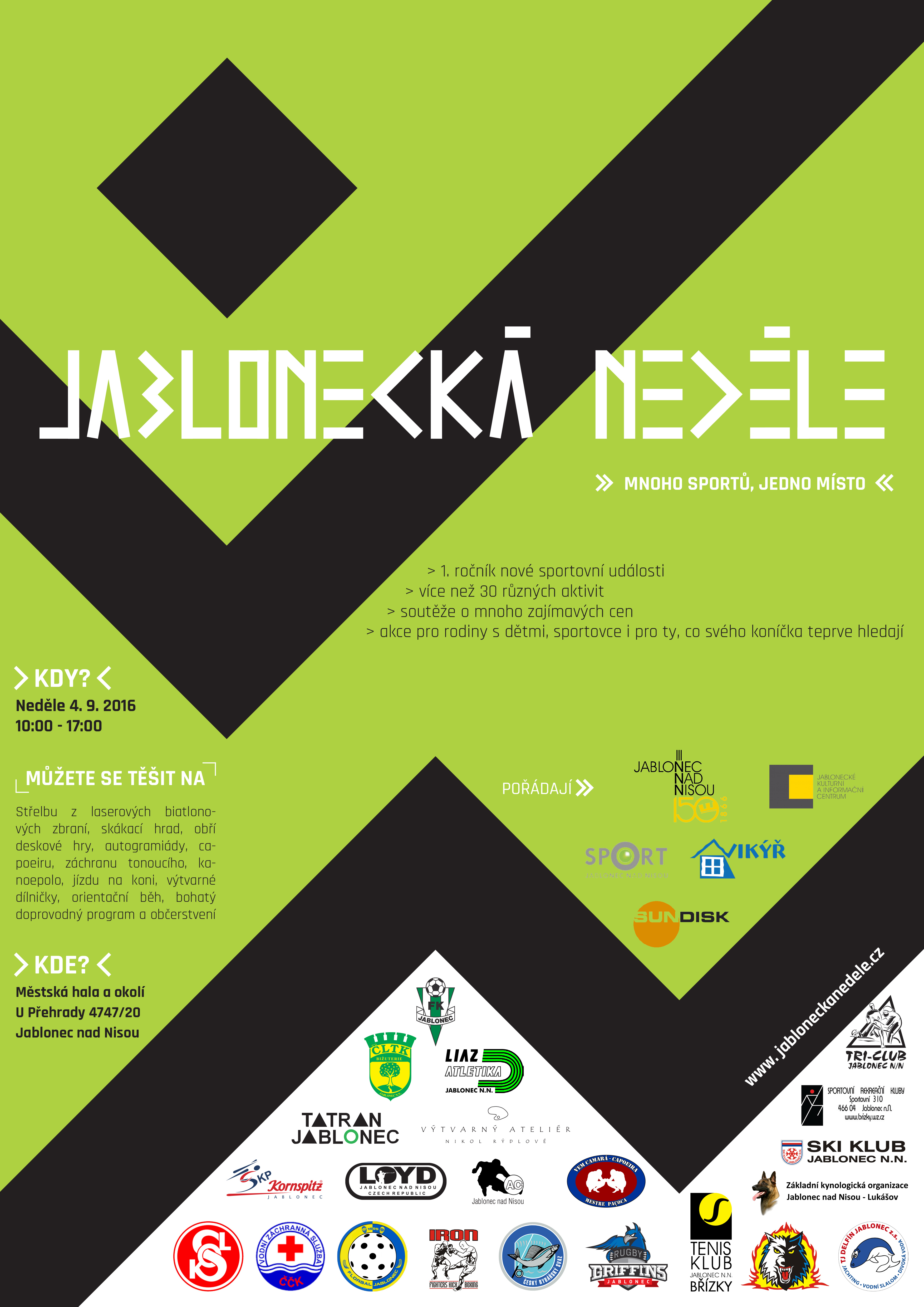 Plakát Jablonecká neděle
